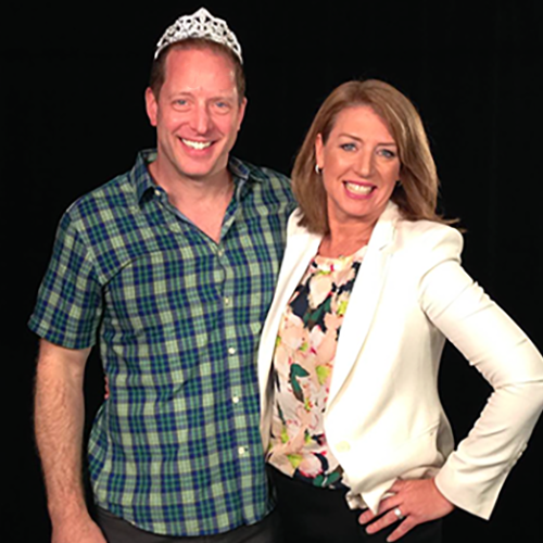 Brian Perrin with Liz Wiseman